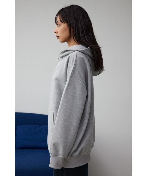AZUL by moussy（アズールバイマウジー）の「ラメウラケビッグパーカー（パーカー・レディース・チャコールグレー/杢グレー・FREE）」の21枚目の写真