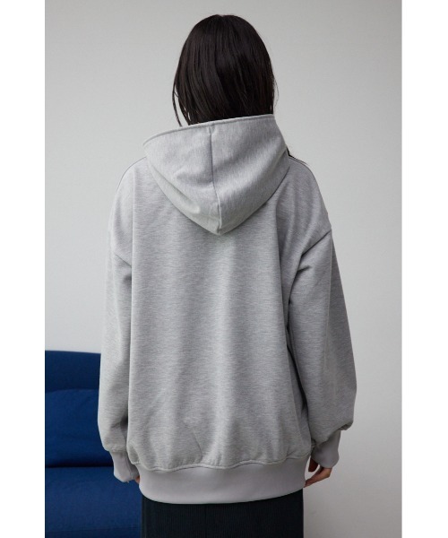 AZUL by moussy（アズールバイマウジー）の「ラメウラケビッグパーカー（パーカー・レディース・チャコールグレー/杢グレー・FREE）」の22枚目の写真