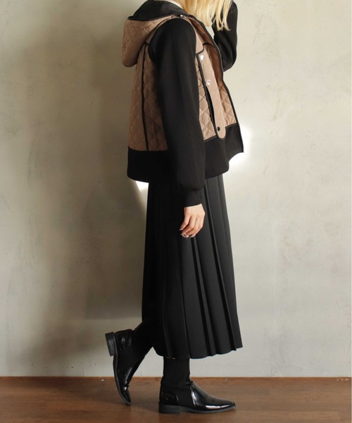 kese-moi(ケセモイ)の「切替フードブルゾン(ブルゾン・レディース・ベージュ/カーキ・FREE)」の13枚目の写真