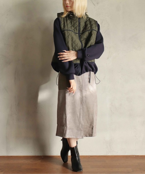 kese-moi(ケセモイ)の「切替フードブルゾン(ブルゾン・レディース・ベージュ/カーキ・FREE)」の21枚目の写真