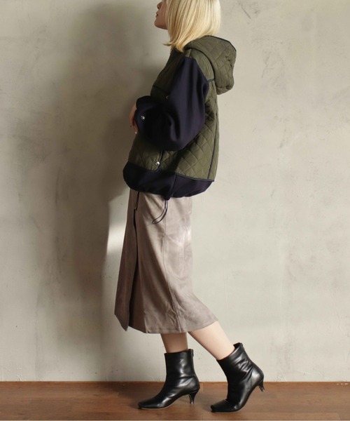 kese-moi(ケセモイ)の「切替フードブルゾン(ブルゾン・レディース・ベージュ/カーキ・FREE)」の11枚目の写真