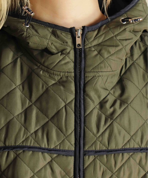 kese-moi(ケセモイ)の「切替フードブルゾン(ブルゾン・レディース・ベージュ/カーキ・FREE)」の6枚目の写真