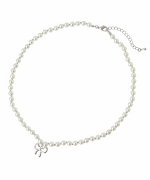 31 Sons de mode | リボンパールネックレス(ネックレス)