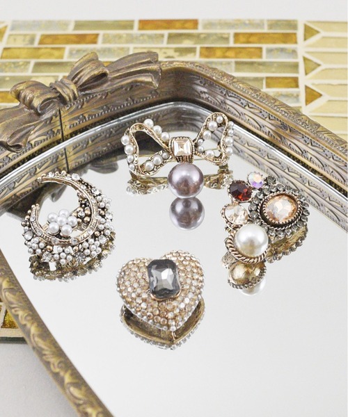 ビジューアンティークブローチ（ブローチ/コサージュ）｜styiro