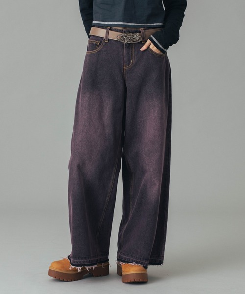 X-girl（エックスガール）の「OVAL LOGO BUCKLE BELT（ベルト・レディース・ブラウン/ブラック・ONE SIZE）」の4枚目の写真