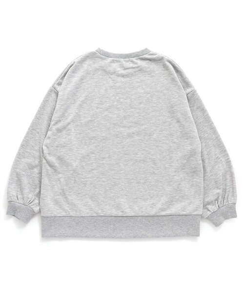 algy（アルジー）の「りぼんロゴトレーナー（スウェット・キッズ・サックスブルー/グレー/ピンク・XX-SMALL/X-SMALL/SMALL/MEDIUM）」の6枚目の写真