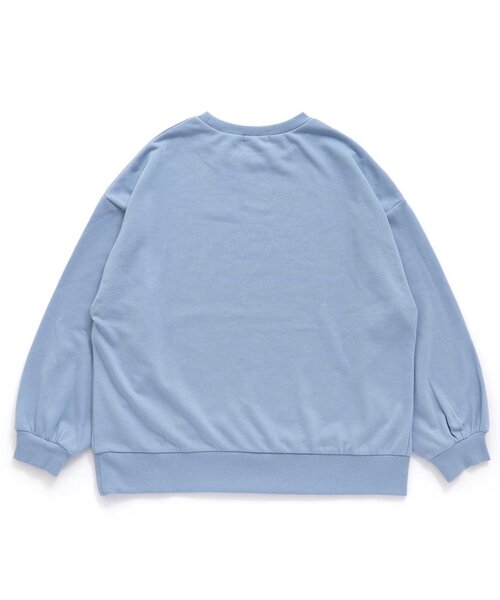 algy（アルジー）の「りぼんロゴトレーナー（スウェット・キッズ・サックスブルー/グレー/ピンク・XX-SMALL/X-SMALL/SMALL/MEDIUM）」の8枚目の写真