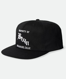 BRIXTON/ブリクストン キャップ HOME TEAM HP フラットバイザー スナップバック 11700