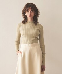 cloenc | 【手洗い可／セレモニー】ラメリブニットプルオーバー(ニット/セーター)
