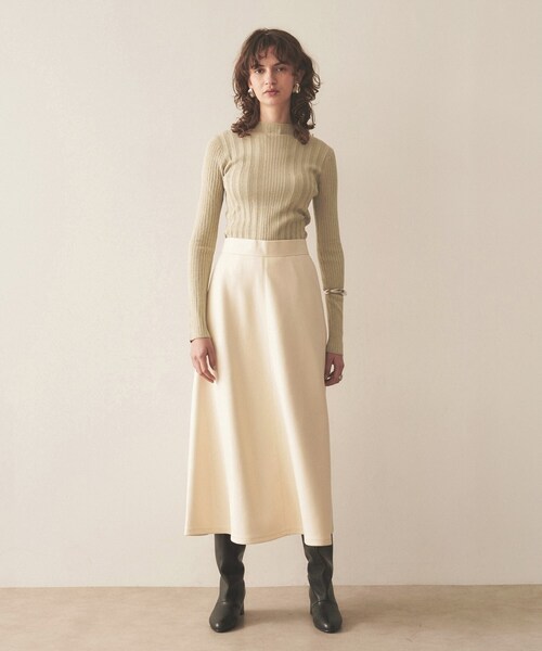 cloenc（クロエンス）の「◆【手洗い可】ラメリブニットプルオーバー（ニット/セーター・レディース・ブラック/ゴールド/シルバー・02）」の4枚目の写真