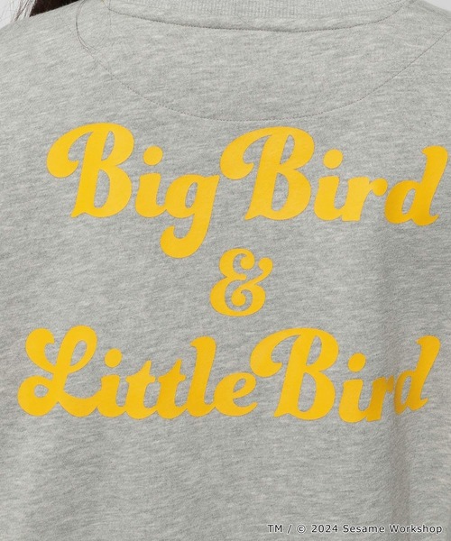 niko and...（ニコアンド）の「【SESAME STREET(セサミストリート)】コラボ 裏起毛プルオーバー（スウェット・レディース・グレー/オフホワイト/グリーン/レッド・FREE）」の5枚目の写真