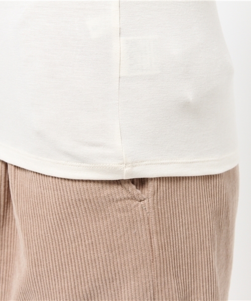 LE JUN（ルジュン）の「ベア天コラーゲン加工タートルネック（Tシャツ/カットソー・レディース・ブラック/ブラック系その他/グレー/オフホワイト・FREE）」の9枚目の写真