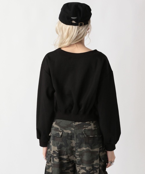 FOREVER 21（フォーエバー トゥエンティーワン）の「【2025SS】華奢見え♪オフショル裏毛プルオーバー（スウェット・レディース・グレー/ネイビー/ブラック・FREE）」の17枚目の写真