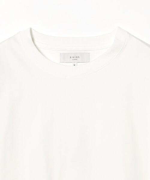 B:MING by BEAMS（ビーミングバイビームス）の「接触冷感 クールタッチ クルーネック T シャツ（Tシャツ/カットソー・メンズ・オフホワイト/ブラック・L/M/S/XL）」の10枚目の写真