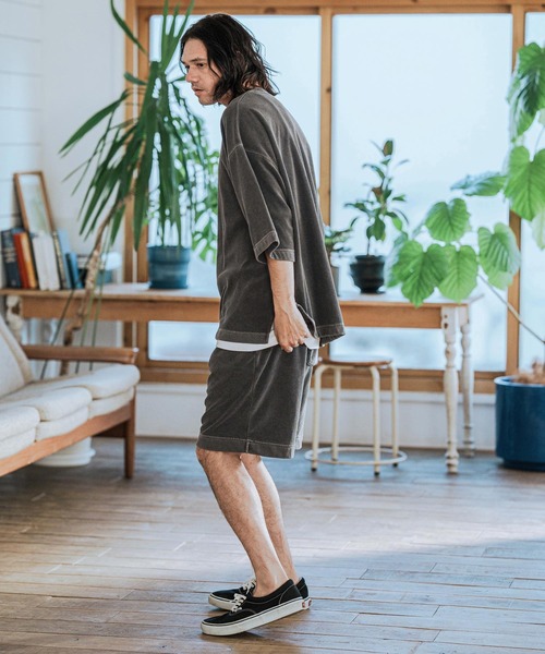 mp13106-Pigment Pile Short Pants パイルショートパンツ（その他