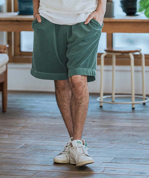 mp13106-Pigment Pile Short Pants パイルショートパンツ（その他
