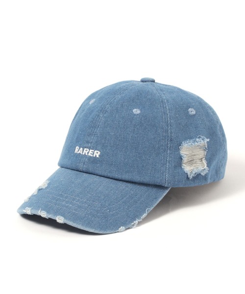 LAKOLE（ラコレ）の「ダメージロゴキャップ / 282489（キャップ・メンズ・エンジ/インディゴブルー/ブラック・9）」の5枚目の写真