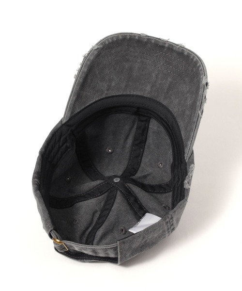 LAKOLE（ラコレ）の「ダメージロゴキャップ / 282489（キャップ・メンズ・エンジ/インディゴブルー/ブラック・9）」の10枚目の写真