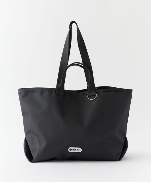 OUTDOOR PRODUCTS（アウトドアプロダクツ）の「OUTDOOR PRODUCTS/アウトドアプロダクツ OUTDOOR 2way handle Bag トートバッグ 大容量（トートバッグ・レディース・グレー/ブラック/グリーン/ベージュ・FREE）」の5枚目の写真
