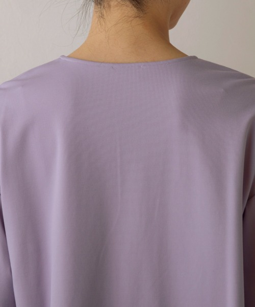 Sono（ソーノ）の「【SONO/ソーノ】ﾊﾟﾌｨｽﾘｰﾌﾞ ｸﾘｵﾝﾌﾟﾙｵｰﾊﾞｰ（Tシャツ/カットソー・レディース・ブラック/ホワイト/ラベンダー・F）」の18枚目の写真