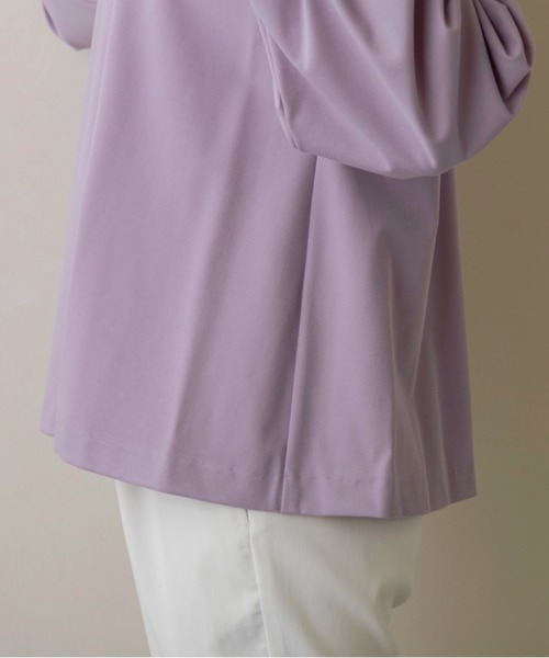 Sono（ソーノ）の「【SONO/ソーノ】ﾊﾟﾌｨｽﾘｰﾌﾞ ｸﾘｵﾝﾌﾟﾙｵｰﾊﾞｰ（Tシャツ/カットソー・レディース・ブラック/ホワイト/ラベンダー・F）」の20枚目の写真