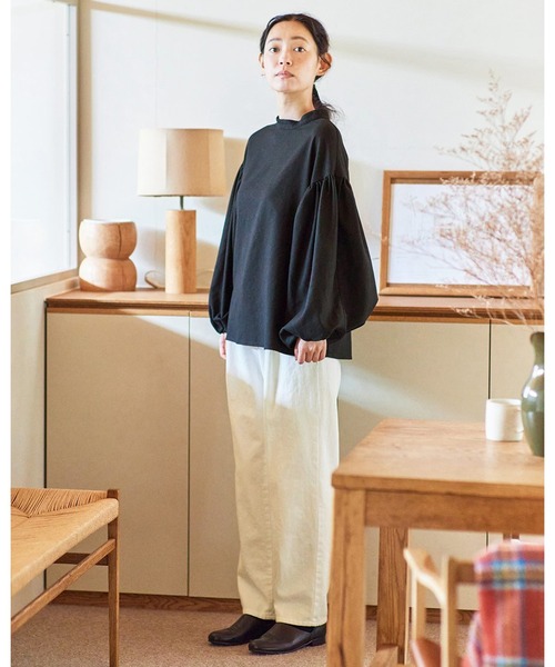 and myera(アンド マイラ)の「and myera ボリュームスリーブトップス(その他トップス・レディース・ブラック・L/M/S/LL)」の3枚目の写真