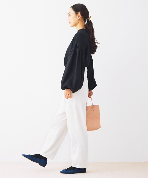 and myera(アンド マイラ)の「and myera ボリュームスリーブトップス(その他トップス・レディース・ブラック・L/M/S/LL)」の5枚目の写真