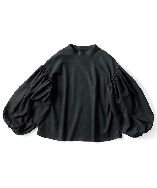 and myera(アンド マイラ)の「and myera ボリュームスリーブトップス(その他トップス・レディース・ブラック・L/M/S/LL)」の8枚目の写真