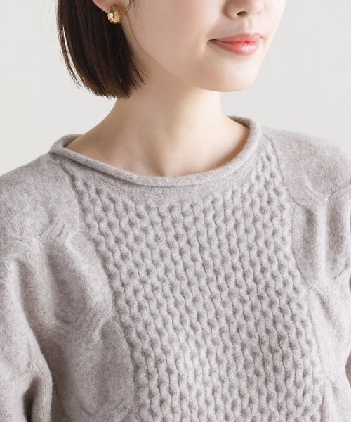 【セール】【FURRY】ツイスタービッグケーブルトップス（ニット/セーター）｜Bou Jeloud（ブージュルード）