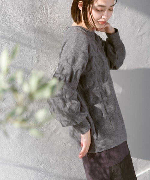 【セール】【FURRY】ツイスタービッグケーブルトップス（ニット/セーター）｜Bou Jeloud（ブージュルード）