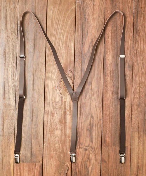 ARCHIVER（アーカイバ）の「▼Made In Japan▼20ｍｍ Yレザーサスペンダー（サスペンダー・メンズ・ベージュ/ブラウン/ブラック・FREE）」の2枚目の写真
