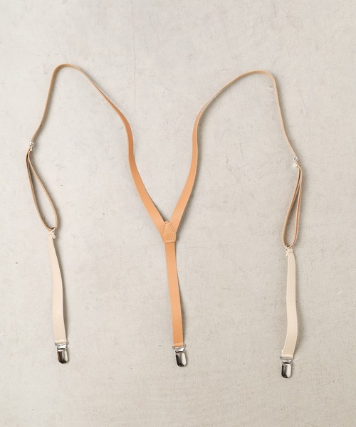 ARCHIVER（アーカイバ）の「▼Made In Japan▼20ｍｍ Yレザーサスペンダー（サスペンダー・メンズ・ベージュ/ブラウン/ブラック・FREE）」の7枚目の写真
