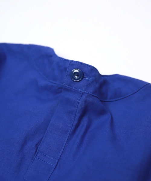 OMNIGOD（オムニゴッド）の「[OMNIGOD womens / オムニゴッド] 綿麻キャンバスクルーネックワンピース（ワンピース・レディース・ブルー/ピンク/グリーン・FREE）」の6枚目の写真