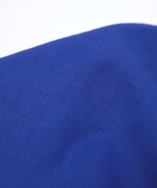 OMNIGOD（オムニゴッド）の「[OMNIGOD womens / オムニゴッド] 綿麻キャンバスクルーネックワンピース（ワンピース・レディース・ブルー/ピンク/グリーン・FREE）」の5枚目の写真