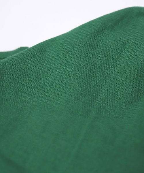 OMNIGOD（オムニゴッド）の「[OMNIGOD womens / オムニゴッド] 綿麻キャンバスクルーネックワンピース（ワンピース・レディース・ブルー/ピンク/グリーン・FREE）」の8枚目の写真