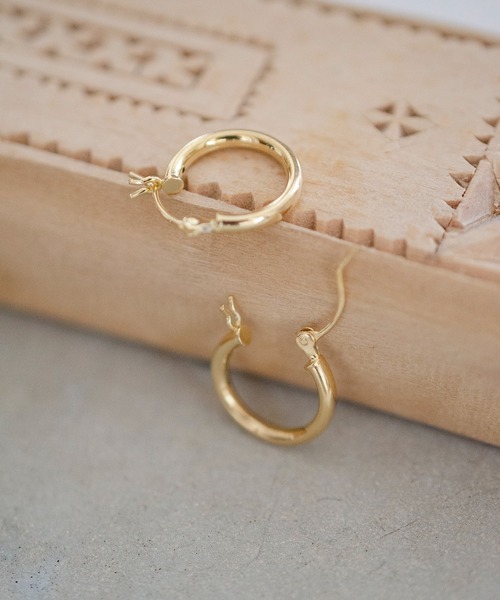 WALK IN CLOSET(ウォークインクローゼット)の「【 SENTI 】HOOP EARRING GD / 4023(ピアス(両耳用)・メンズ・ゴールド・FREE)」の1枚目の写真