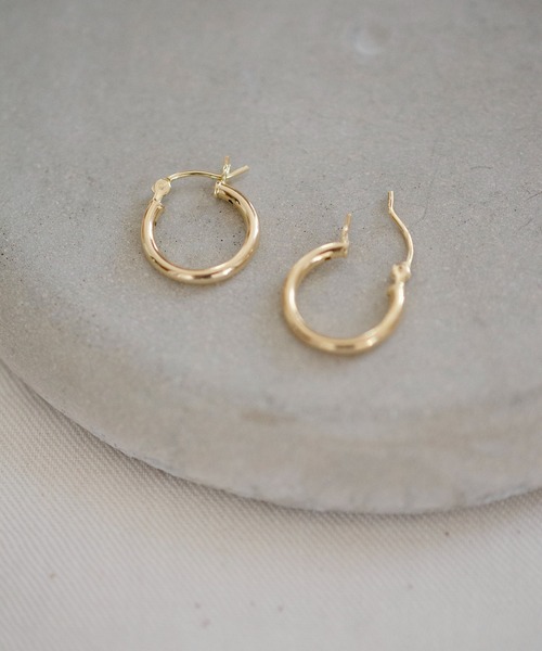 WALK IN CLOSET(ウォークインクローゼット)の「【 SENTI 】HOOP EARRING GD / 4023(ピアス(両耳用)・メンズ・ゴールド・FREE)」の2枚目の写真