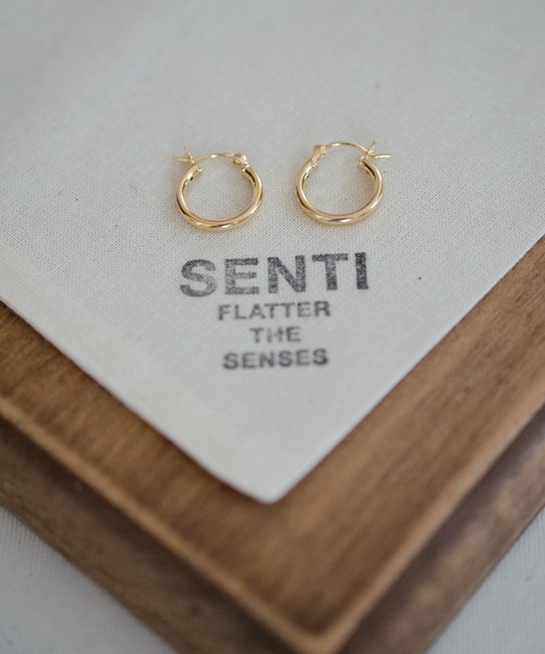 WALK IN CLOSET(ウォークインクローゼット)の「【 SENTI 】HOOP EARRING GD / 4023(ピアス(両耳用)・メンズ・ゴールド・FREE)」の3枚目の写真