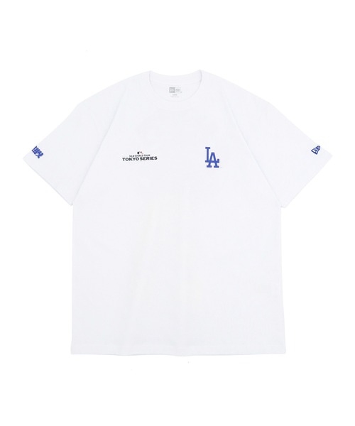 NEW ERA(ニューエラ)の「ニューエラ 半袖Tシャツ MLB LA(Tシャツ/カットソー・メンズ・ホワイト・M/S/XXL/XL/L)」の1枚目の写真