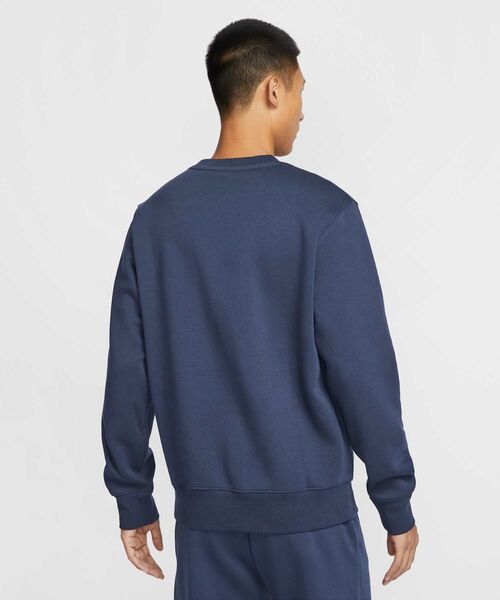 NIKE（ナイキ）の「《セットアップ対応商品》ナイキ クラブ メンズ フリース クルー / Nike Club Men's Fleece Crew HJ2174-451 Obsidian（スウェット・メンズ・ネイビー・S/2XL/L/XL/M）」の11枚目の写真
