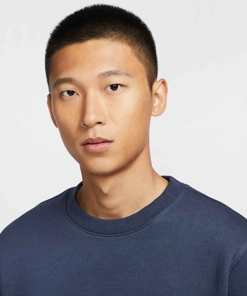 NIKE（ナイキ）の「《セットアップ対応商品》ナイキ クラブ メンズ フリース クルー / Nike Club Men's Fleece Crew HJ2174-451 Obsidian（スウェット・メンズ・ネイビー・S/2XL/L/XL/M）」の12枚目の写真