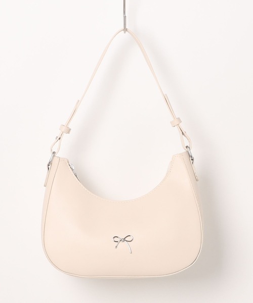 apres jour（アプレジュール）の「【apres jour×ARIAZ】リボンムーンバッグ（ハンドバッグ・レディース・ブラック/ホワイト/ピンク系その他・FREE）」の7枚目の写真