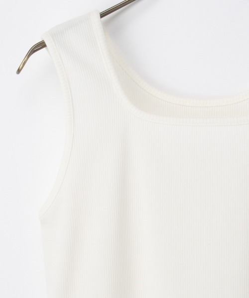 Honeys(ハニーズ)の「【UVカット】前後2wayタンクトップ(タンクトップ・レディース・イエロー/スミクロ/ベージュ/ブルー/アイボリー/ホワイト×ブラック/ブラック/モカ・L/LL/M/S)」の15枚目の写真