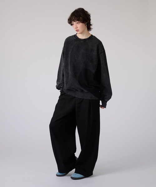 ONCILY（オンシェリー）の「HEART MOTIF SWEAT / ハートモチーフスウェット（スウェット・メンズ・ネイビー/ブラック・SMALL/MEDIUM/LARGE）」の11枚目の写真