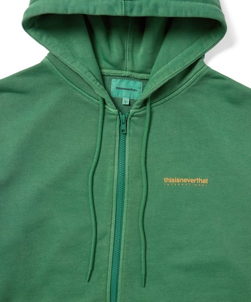 INTL. Logo Zip Up Hoodie（パーカー）｜thisisneverthat