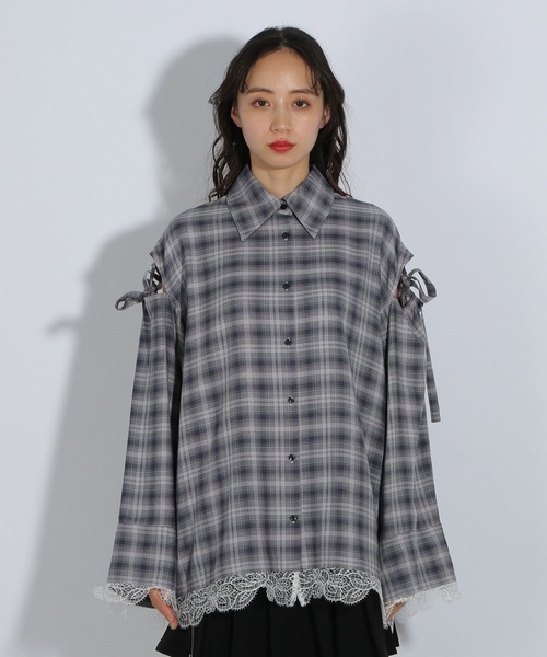 HARE（ハレ）の「BIGチェックガラシャツ(HARE)（シャツ/ブラウス