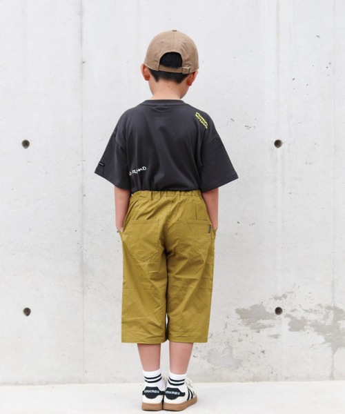 Moujonjon(ムージョンジョン)の「ストレッチダンプ6分丈ハーフパンツ(その他パンツ・キッズ・カーキ/ブラック/ベージュ/マスタード・140/130/120/110/100/90)」の13枚目の写真