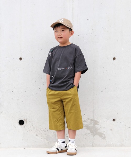 Moujonjon(ムージョンジョン)の「ストレッチダンプ6分丈ハーフパンツ(その他パンツ・キッズ・カーキ/ブラック/ベージュ/マスタード・140/130/120/110/100/90)」の16枚目の写真