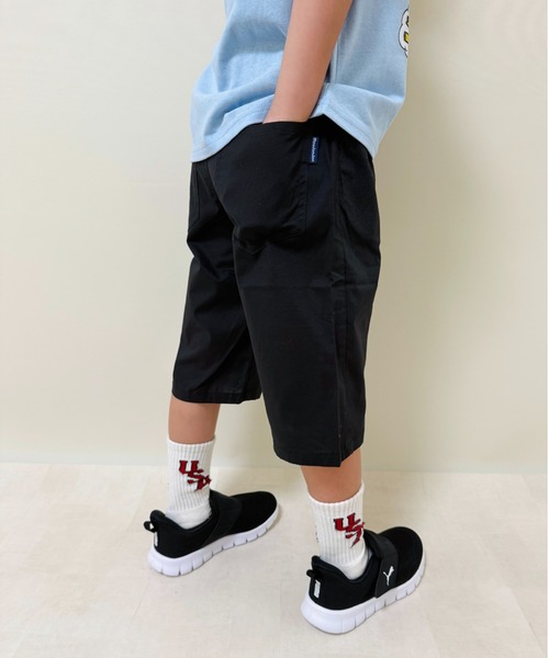 Moujonjon(ムージョンジョン)の「ストレッチダンプ6分丈ハーフパンツ(その他パンツ・キッズ・カーキ/ブラック/ベージュ/マスタード・140/130/120/110/100/90)」の7枚目の写真