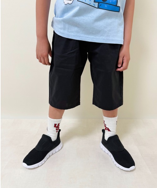 Moujonjon(ムージョンジョン)の「ストレッチダンプ6分丈ハーフパンツ(その他パンツ・キッズ・カーキ/ブラック/ベージュ/マスタード・140/130/120/110/100/90)」の8枚目の写真